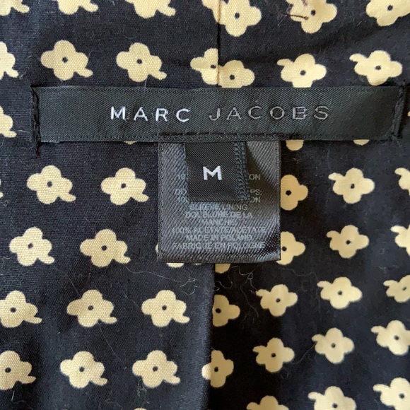 MARC JACOBS Jacket Retro Glam Bronze Metallic Cropped Career - Picture 13 of 15